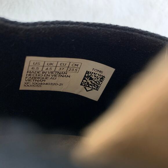 TOMS Women's Strappy Cork Platform Sandals Size 6.5 - Picture 8 of 9